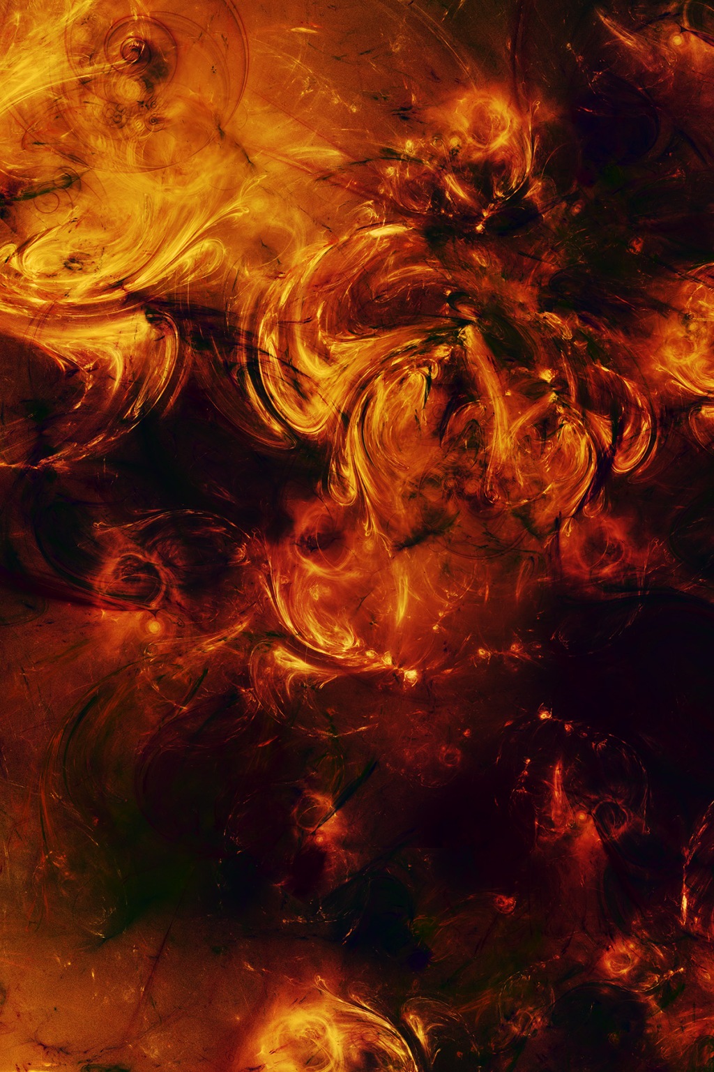 Molten Fire Burst Flames And More! Abstract Artwork